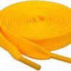flat yellow shoelace for sneakers