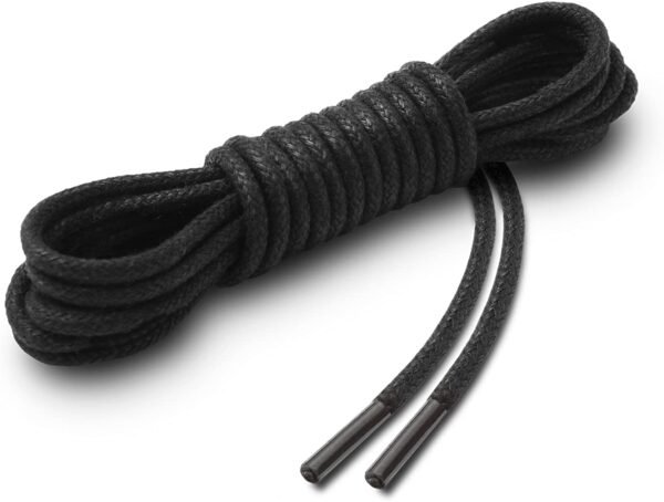 Formal Black Round Shoelaces
