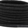 Formal Black Round Shoelaces