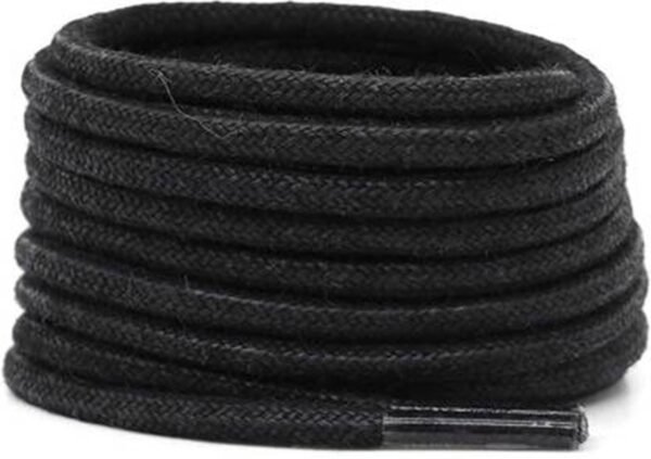Formal Black Round Shoelaces