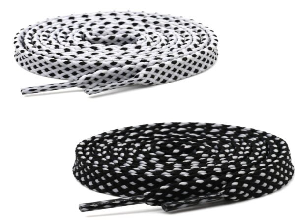 Flat Twill Shoelace (2 Pair) (1 Pair Per Color)  | GYM | Sport | Running | Casual Shoelaces