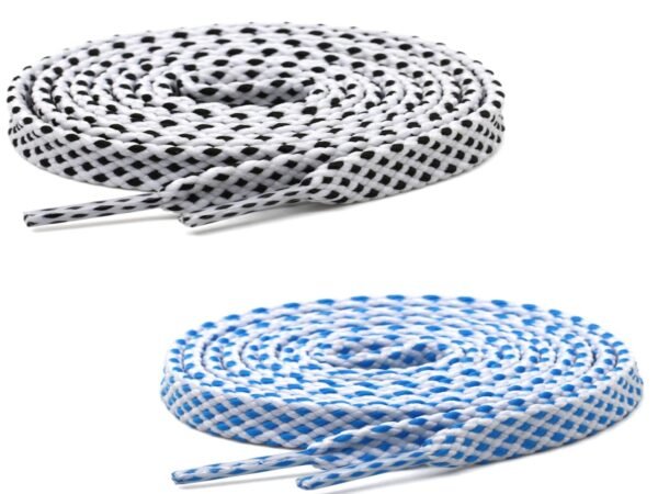 Flat Twill Shoelace (2 Pair) (1 Pair Per Color)  | GYM | Sport | Running | Casual Shoelaces