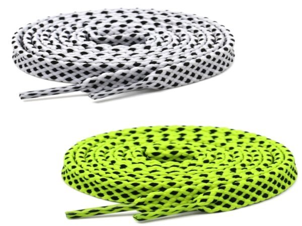 Flat Twill Shoelace (2 Pair) (1 Pair Per Color)  | GYM | Sport | Running | Casual Shoelaces