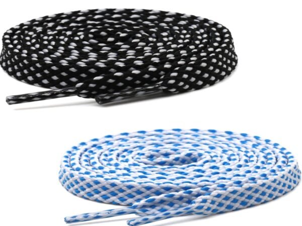 Flat Twill Shoelace (2 Pair) (1 Pair Per Color)  | GYM | Sport | Running | Casual Shoelaces