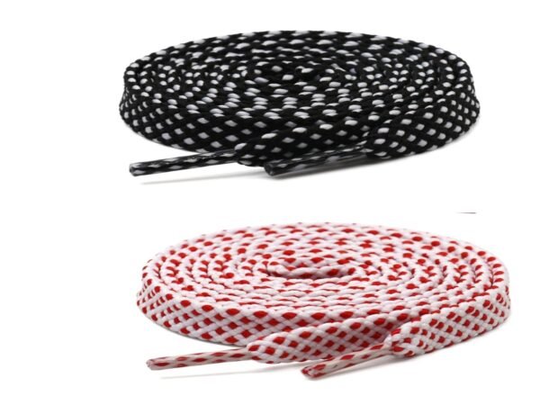Flat Twill Shoelace (2 Pair) (1 Pair Per Color)  | GYM | Sport | Running | Casual Shoelaces