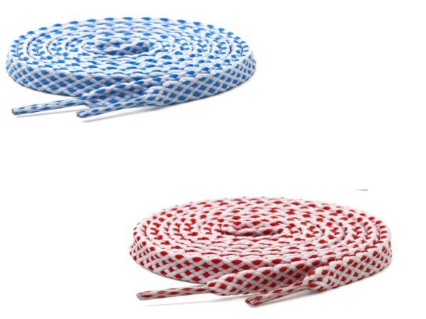 Flat Twill Shoelace (2 Pair) (1 Pair Per Color)  | GYM | Sport | Running | Casual Shoelaces