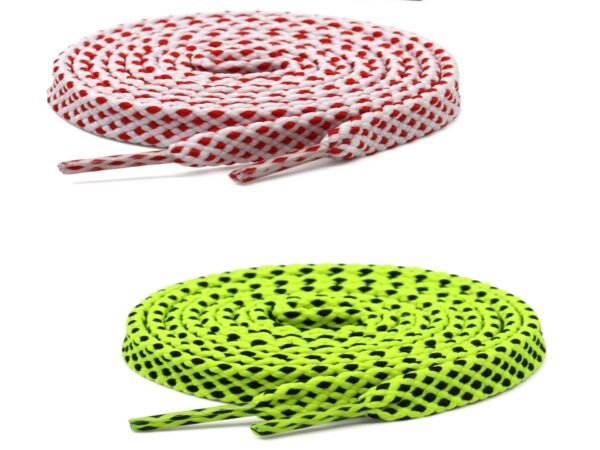 Flat Twill Shoelace (2 Pair) (1 Pair Per Color)  | GYM | Sport | Running | Casual Shoelaces