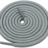 Round plain grey shoelace for sneakers