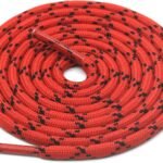 Round Red Black Shoelace for Sneakers