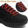 Round Red Black Shoelace for Sneakers