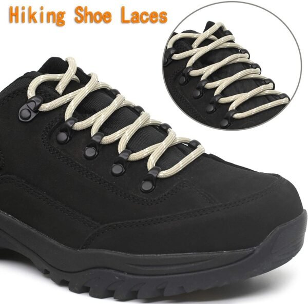Round Beige Orange Shoelace for Sneakers