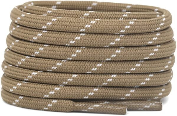 Round Khaki Shoelace for Sneakers