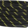 Round Black Yellow Shoelace for Sneakers