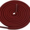 Round plain maroon shoelace for sneakers