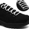 Round plain white shoelace for sneakers