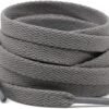 flat grey shoelace for sneakers