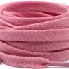 flat pink shoelace for sneakers