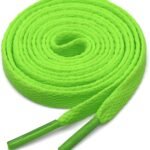 flat fluorescent shoelace for sneakers