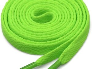 flat fluorescent shoelace for sneakers