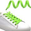 flat fluorescent shoelace for sneakers