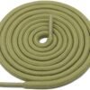 Round plain olive shoelace for sneakers