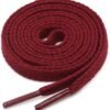 flat maroon shoelace for sneakers