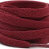 flat maroon shoelace for sneakers
