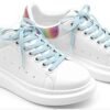 flat moon light shoelace for sneakers