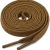 flat light brown shoelace for sneakers