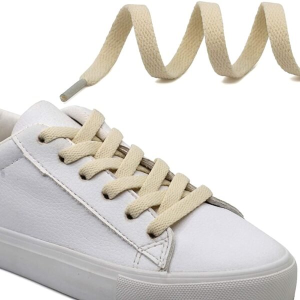 flat off white shoelace for sneakers