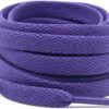 flat purple shoelace for sneakers