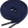 flat navy shoelace for sneakers