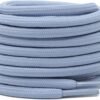 Round plain sky shoelace for sneakers