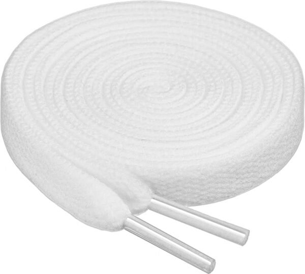 flat white shoelace for sneakers