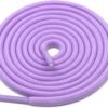 Round plain purple shoelace for sneakers