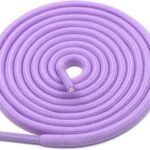 Round plain purple shoelace for sneakers