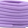 Round plain purple shoelace for sneakers