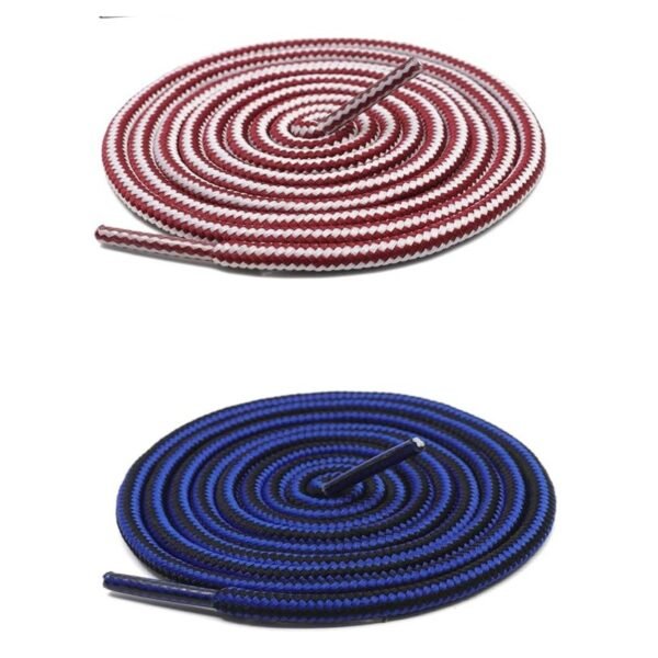 Two Tone Shoelace (2 Pair) (1 Pair Per Color) | Athletic Shoelaces for Sport | Running | Gym | Shoe Strings