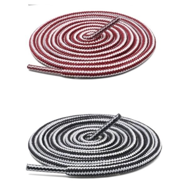 Two Tone Shoelace (2 Pair) (1 Pair Per Color) | Athletic Shoelaces for Sport | Running | Gym | Shoe Strings