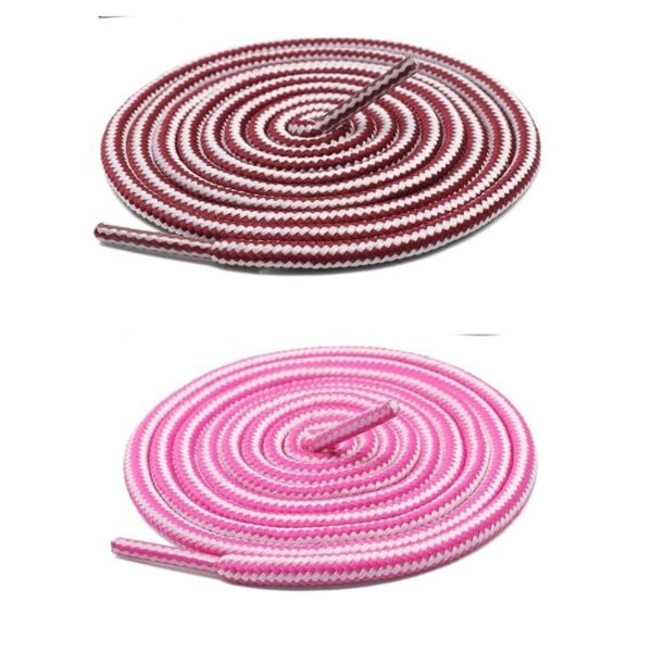 Two Tone Shoelace (2 Pair) (1 Pair Per Color) | Athletic Shoelaces for Sport | Running | Gym | Shoe Strings