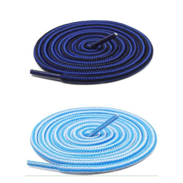 Two Tone Shoelace (2 Pair) (1 Pair Per Color) | Athletic Shoelaces for Sport | Running | Gym | Shoe Strings