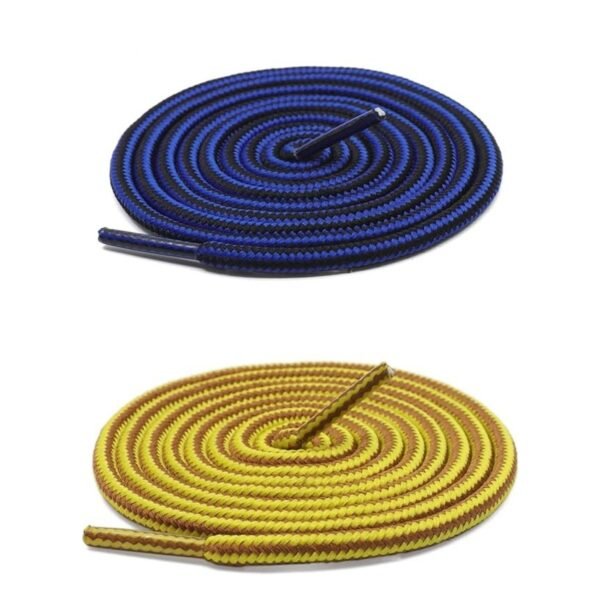 Two Tone Shoelace (2 Pair) (1 Pair Per Color) | Athletic Shoelaces for Sport | Running | Gym | Shoe Strings
