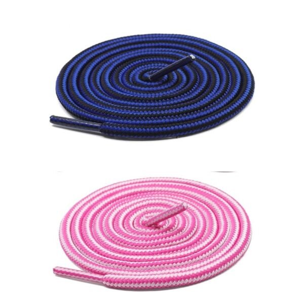 Two Tone Shoelace (2 Pair) (1 Pair Per Color) | Athletic Shoelaces for Sport | Running | Gym | Shoe Strings