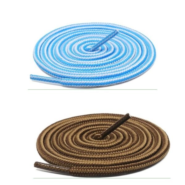 Two Tone Shoelace (2 Pair) (1 Pair Per Color) | Athletic Shoelaces for Sport | Running | Gym | Shoe Strings