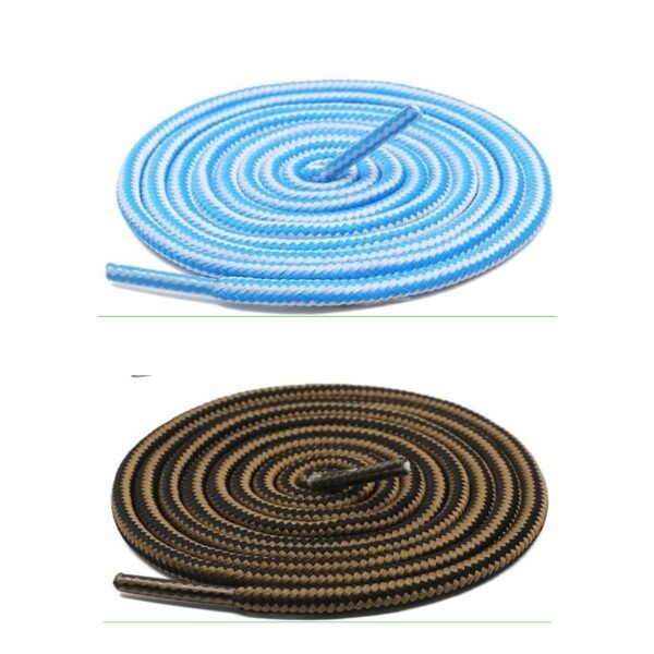 Two Tone Shoelace (2 Pair) (1 Pair Per Color) | Athletic Shoelaces for Sport | Running | Gym | Shoe Strings