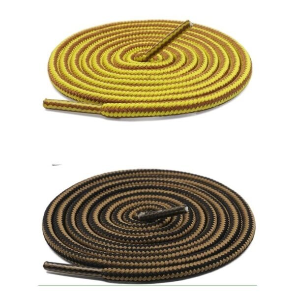 Two Tone Shoelace (2 Pair) (1 Pair Per Color) | Athletic Shoelaces for Sport | Running | Gym | Shoe Strings