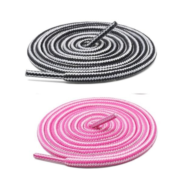 Two Tone Shoelace (2 Pair) (1 Pair Per Color) | Athletic Shoelaces for Sport | Running | Gym | Shoe Strings