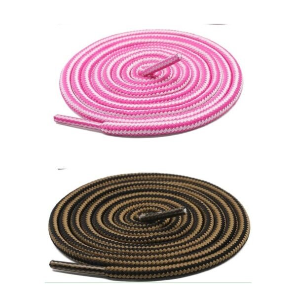 Two Tone Shoelace (2 Pair) (1 Pair Per Color) | Athletic Shoelaces for Sport | Running | Gym | Shoe Strings