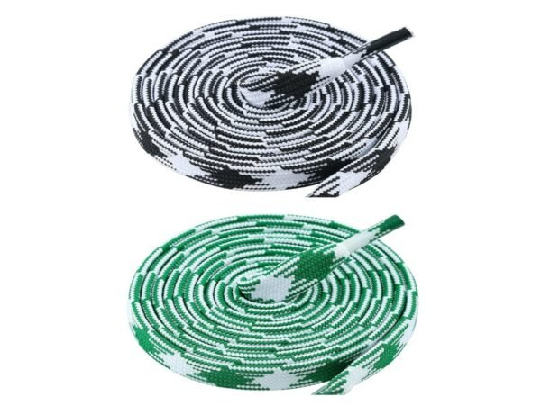 Flat Twill Shoelace (2 Pair) (1 Pair Per Color)  | GYM | Sport | Running | Casual Shoelaces