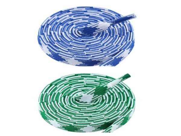 Flat Twill Shoelace (2 Pair) (1 Pair Per Color)  | GYM | Sport | Running | Casual Shoelaces